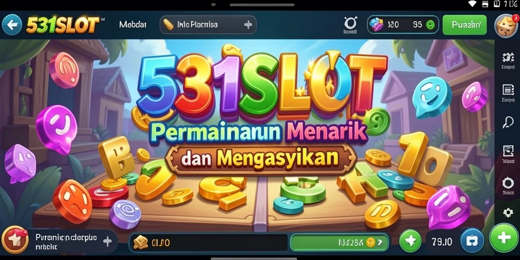 Tampilan unik gameplay 531SLOT dalam permainan Puzzle.
