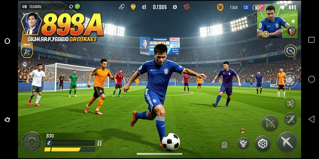 Tampilan gameplay olahraga yang seru di 898A.