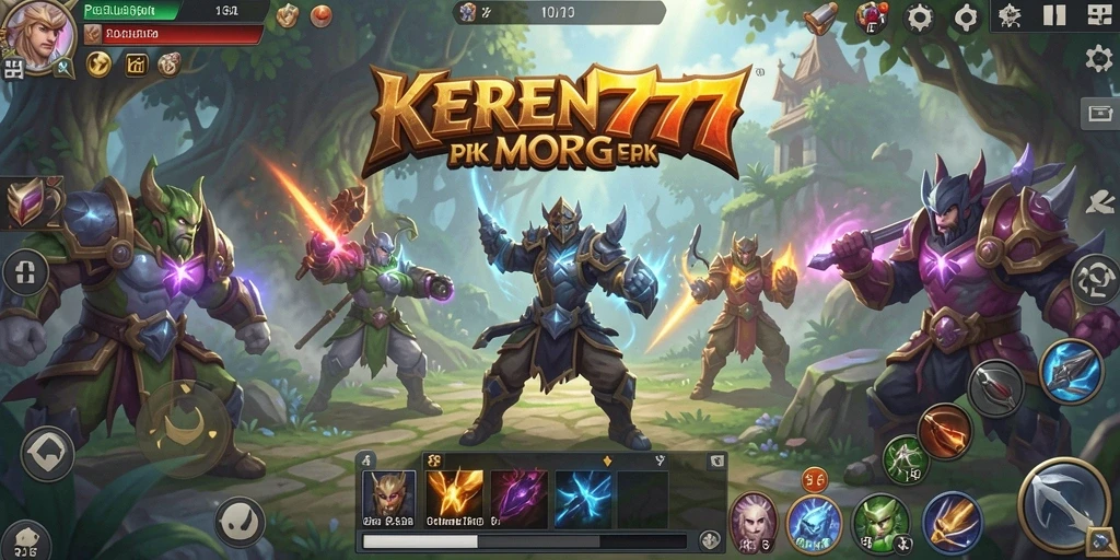Tampilan gameplay KEREN777 yang seru dan penuh aksi MMORPG.