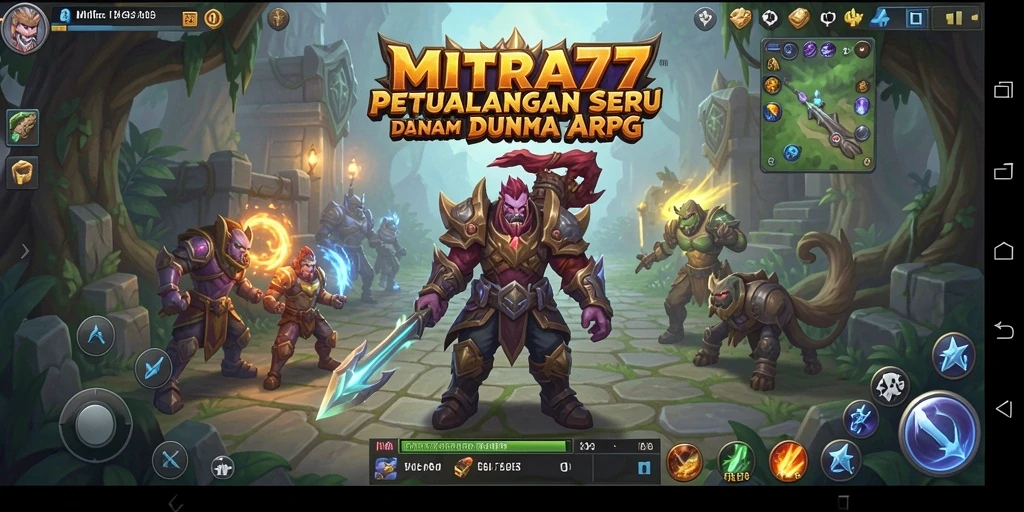Screenshot gameplay menarik dari MITRA77 dengan aksi ARPG.