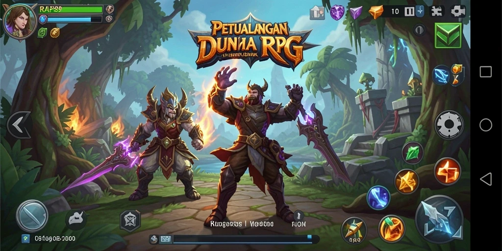 Tampilan seru gameplay RPG di RAP89 yang mendebarkan.