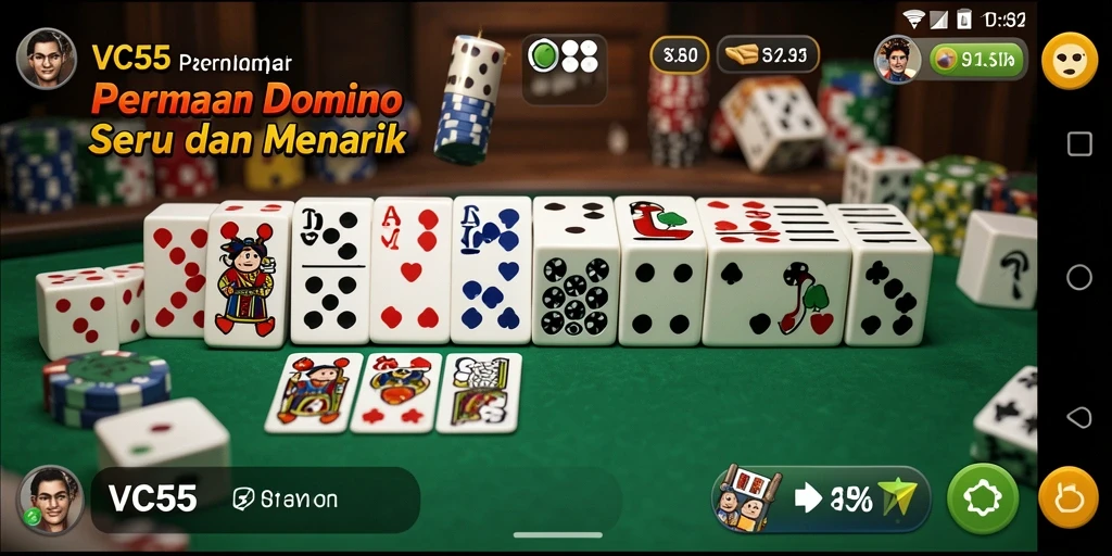 Gambaran gameplay menarik dalam VC55 dengan desain yang memukau.