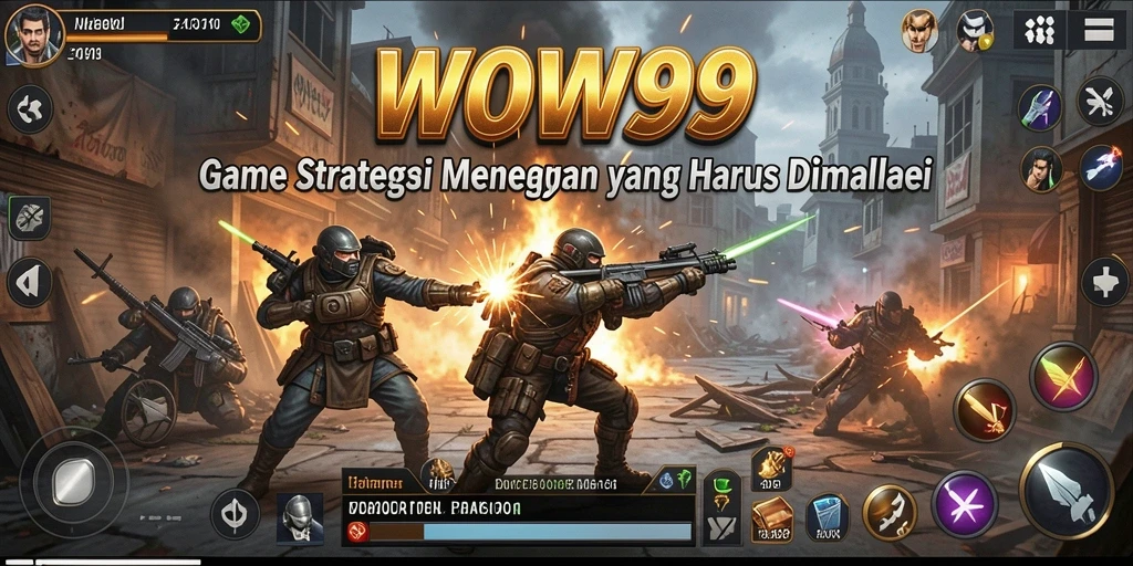 Screenshot dari gameplay WOW99 yang intens dan strategis.